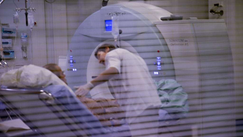 Kuvassa Husin aivoinfarktien hoitoyksikkö.