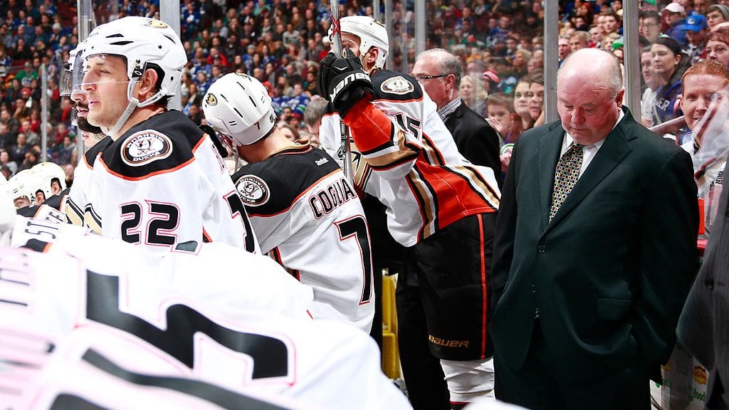 Bruce Boudreau sai haukkuja.