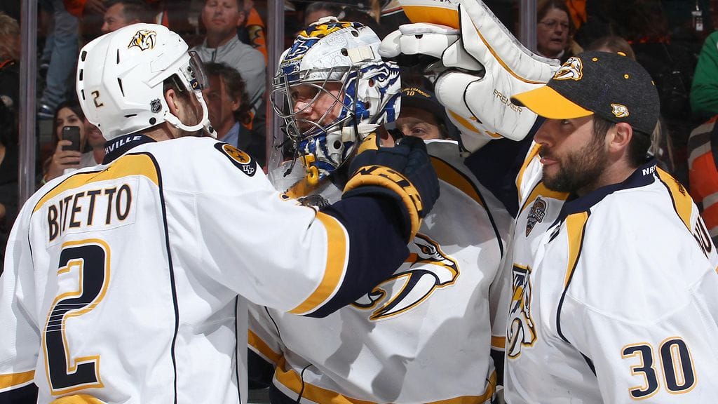 Pekka Rinne ja Nashville jatkavat Stanley Cup -jahdissa.