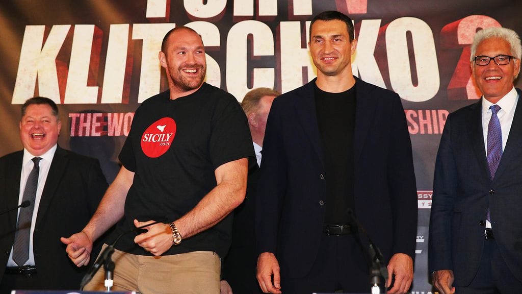 Tyson Fury ja Vladimir Klitshko iskevät yhteen heinäkuussa.