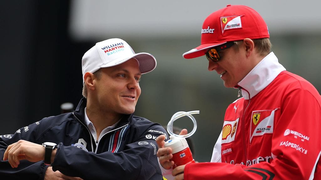 Kimi Räikkönen ja Valtteri Bottas