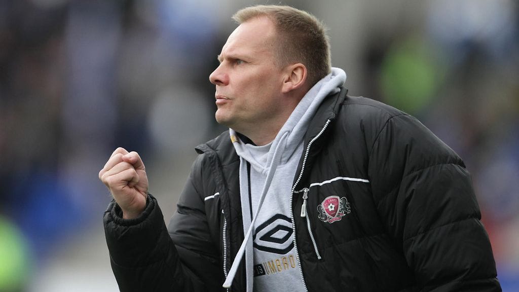 FC Lahden päävalmentaja Toni Korkeakunnas (arkistokuva).