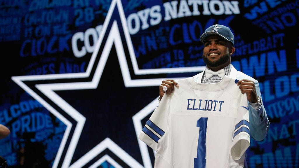 Ezekiel Elliott on Dallas Cowboysin mies.