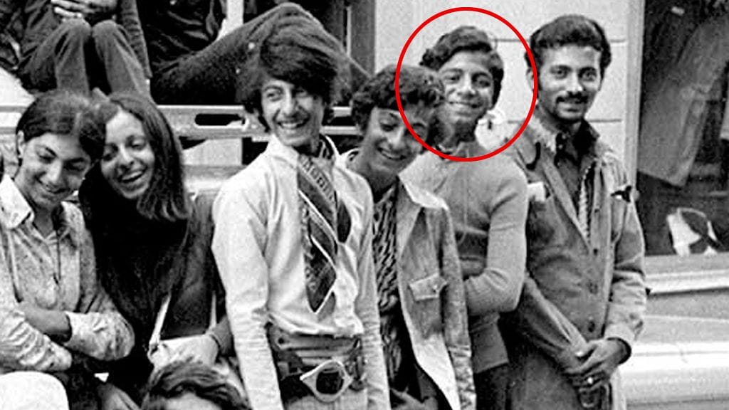 Osama bin Laden perheensä kanssa Ruotsin Falunissa vuonna 1971. Osama on 16-vuotias.