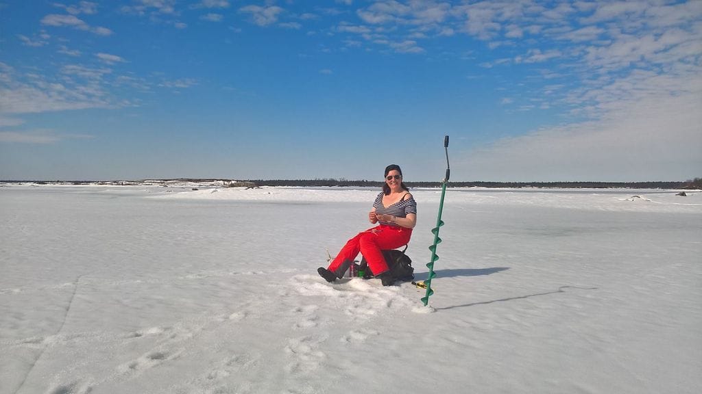 Lukijamme lähetti vapputerveiset Inarin Nitsijärveltä.