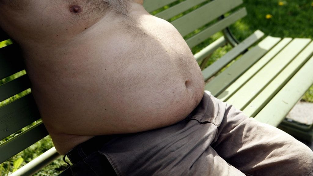 Vyötärölihavuus on yleisempää miehillä.