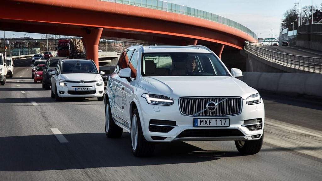 Volvon autonominen XC90.