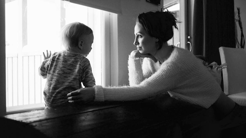 Katri Sorsa ja vauva 2