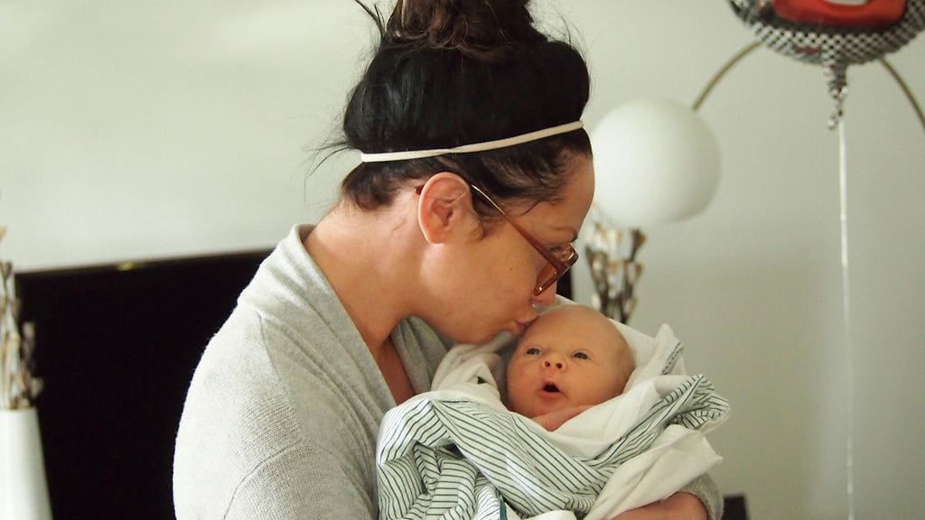 Katri Sorsa ja vauva 3