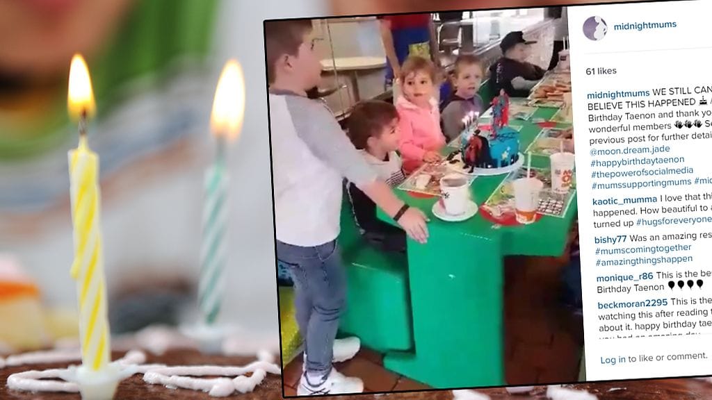 Taenon-poika sai kuin saikin uskomattomat syntymäpäiväjuhlat.