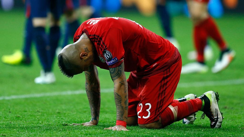 Arturo Vidal pettyi raskaasti.