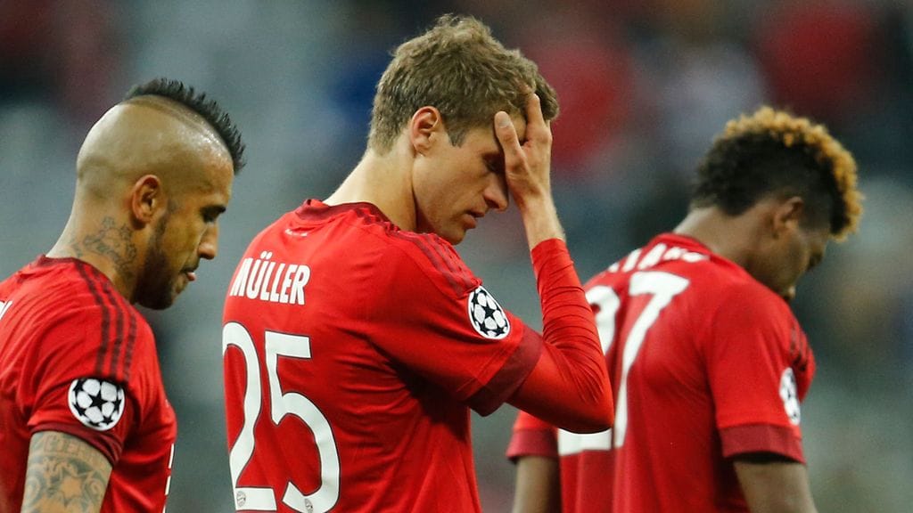 Thomas Müller (kesk.) ei onnistunut pilkulta.