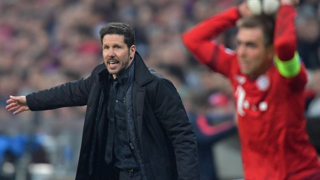 Diego Simeone intohimoinen valmennustyyli on nostanut Atleticon lentoon.