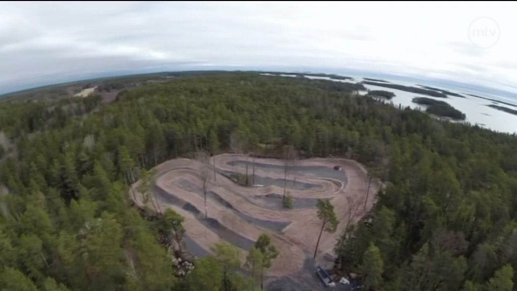 Kimi Räikkösen rata ilmasta käsin