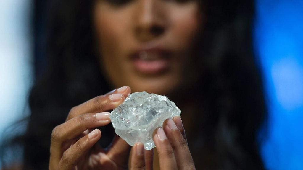 Timantti on suurin koskaan Botswanasta löydetty.