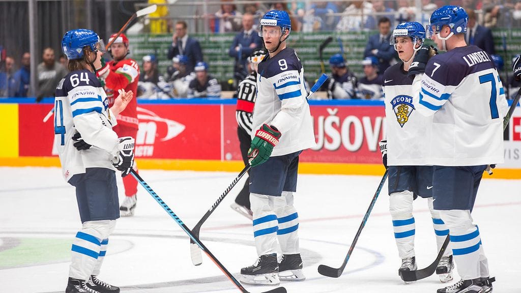 Mikael Granlund, Mikko Koivu, Sebastian Aho ja Esa Lindell onnistuivat kaikki MM-avauksessaan.