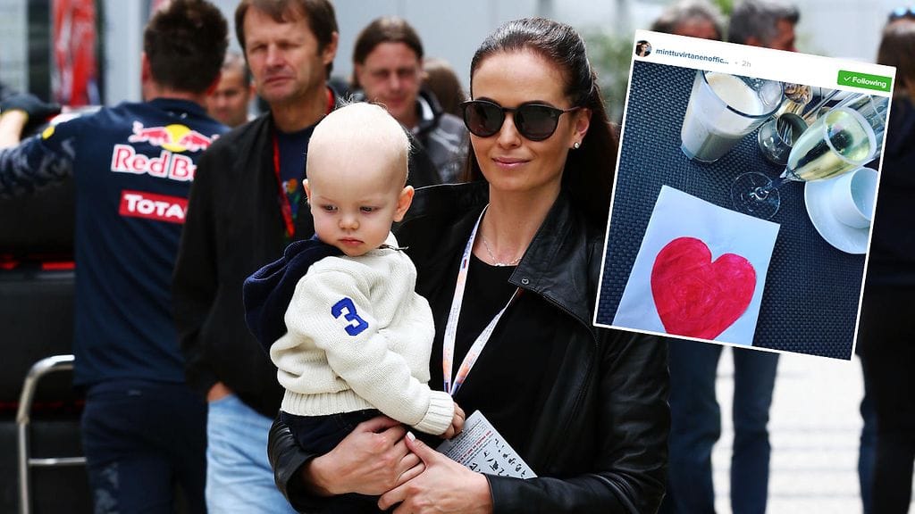 Kimi Räikkösen kihlattu viettää toista äitienpäiväänsä tänään.