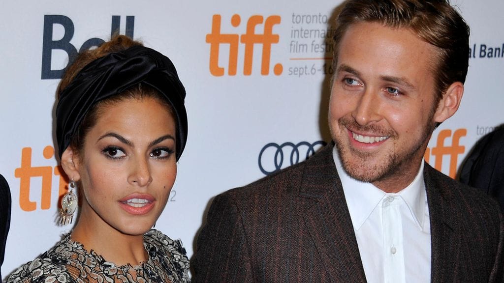 Eva Mendes ja Ryan Gosling vuonna 2012