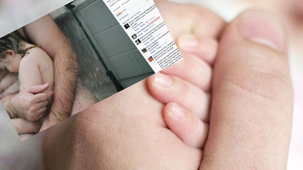 Moni ymmärsi kuvan alastomasta isästä ja lapsesta väärin.