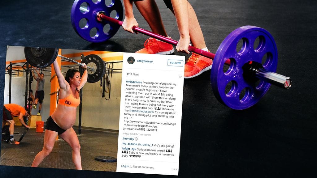 Tästä naisesta ei heti uskoisi, että hän on yhdeksännellä kuulla raskaana.