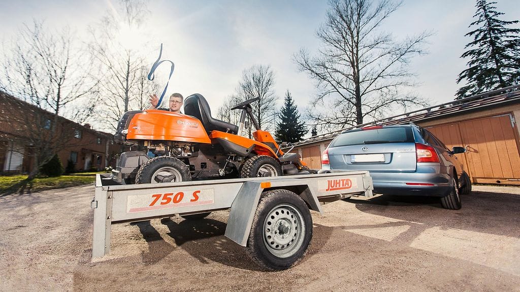 Kunnon kuormaliinoilla lastin saa sidottua tukevasti.