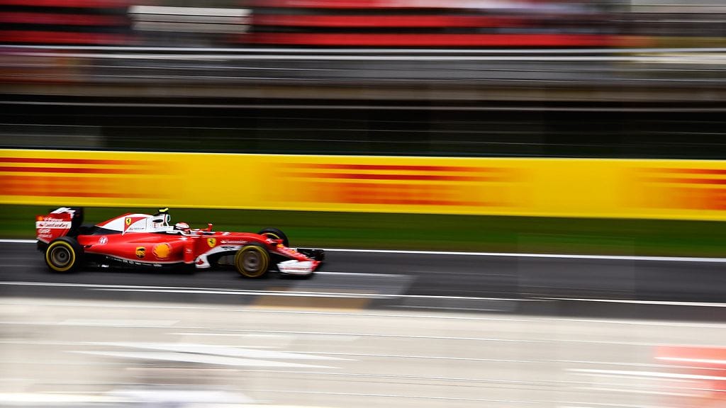 Kimi Räikkönen sijoittui aika-ajossa viidenneksi.