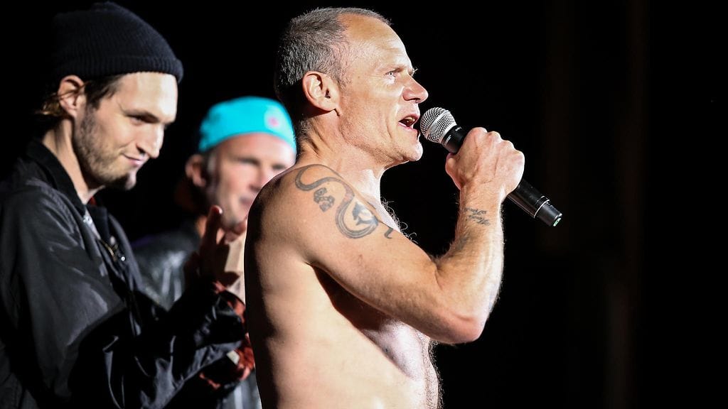 RHCP Flea, Josh Klinghoffer, Chad Smith 14.5.2016