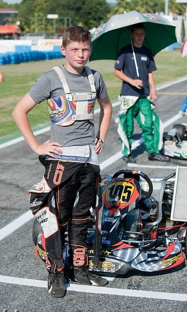 Max Verstappen vuonna 2010
