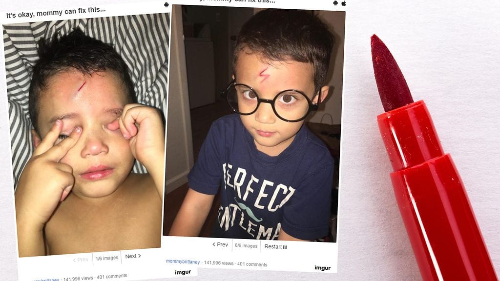 Pikkupojan uskomaton muodonmuutos miellytti lasta itseäänkin.