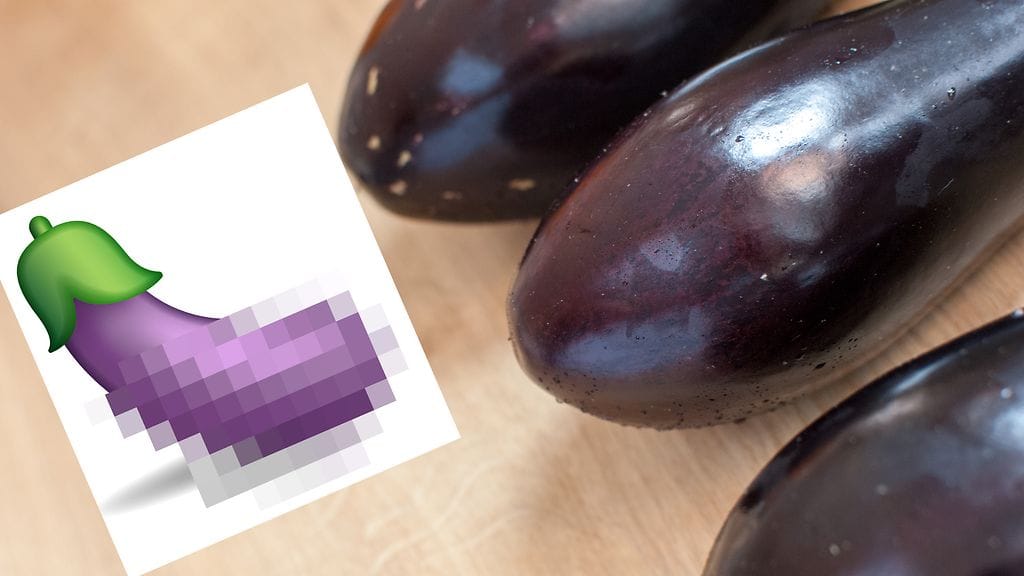 Moni käyttää älypuhelimella viestitellessään munakoiso-emojia kuvaamaan penistä, sillä puhelimista ei löydy yksiselitteisen härskejä emoji-kuvia.