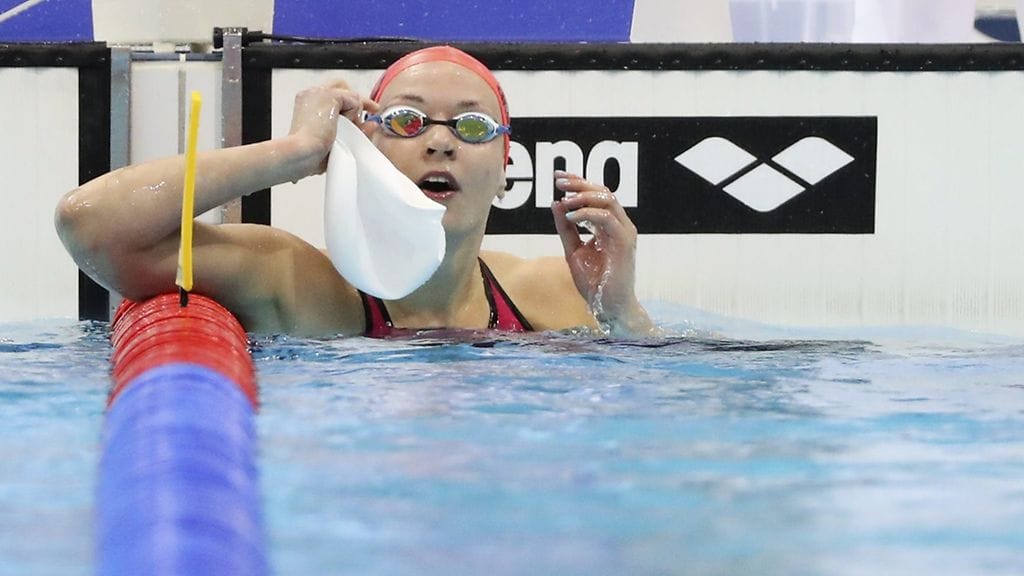 Jenna Laukkanen oli loistavassa vauhdissa alkuerissä.