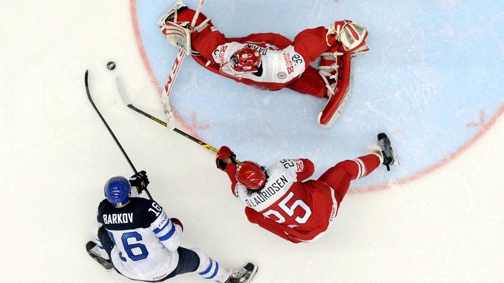 Suomi ja Tanska kohtasivat myös viime vuonna lohkovaiheessa MM-kisoissa. Suomi voitti 3-0, Aleksander Barkov teki Leijonien viimeisen osuman.