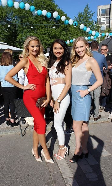 Emilia Seppänen, Shirly Karvinen ja Heta Sallinen