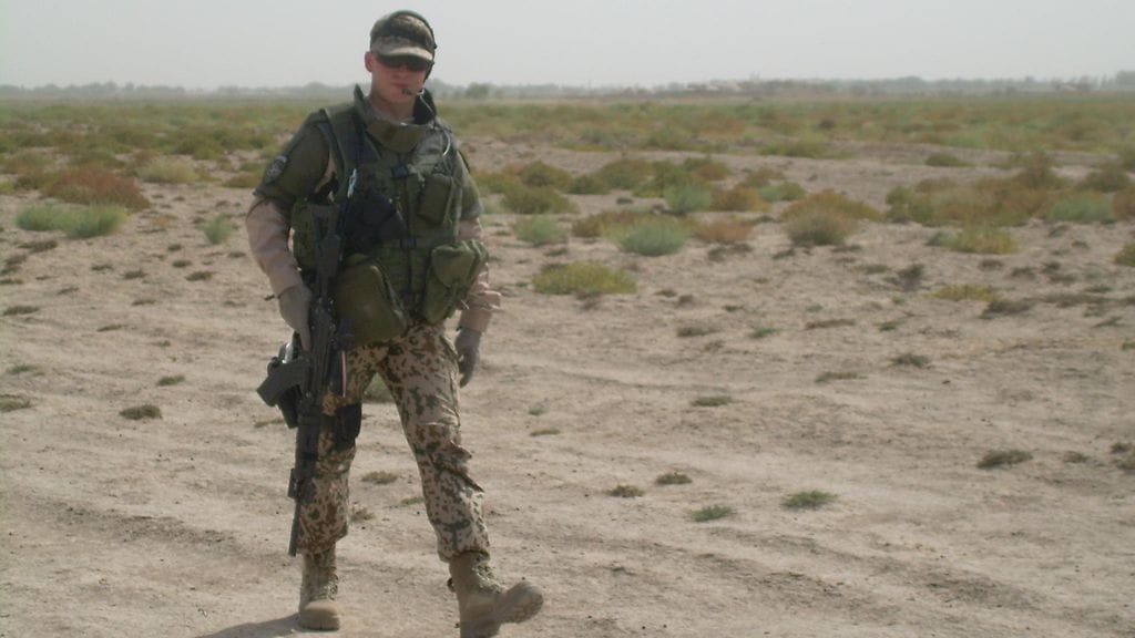 Sotatieteen tohtori Antti Paronen kapteenina kriisinhallintatehtavissä Afganistanissa vuonna 2009.