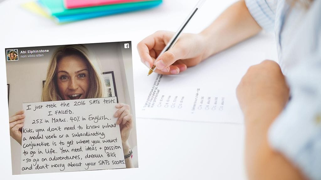 Opettajan kannustusviesti inspiroi nuoria oppilaita.