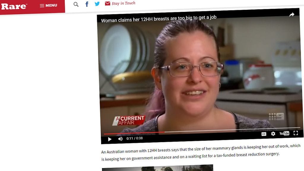 Kuvakaappaus Rare-sivuston artikkelista.