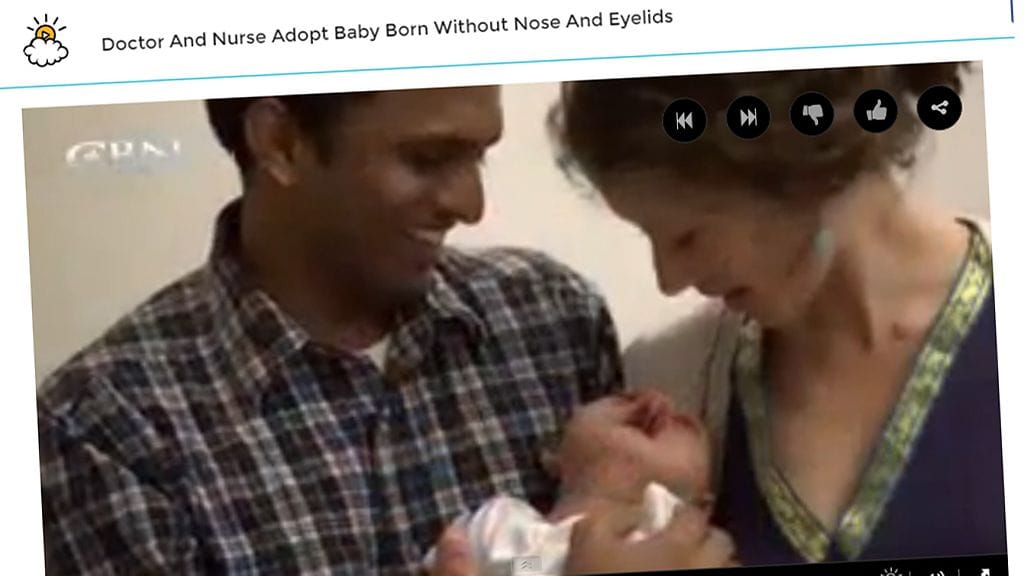 Kuvakaappaus Little Thingsin jakamasta videosta.