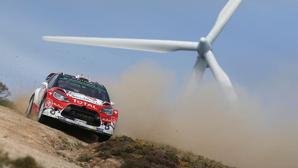 Kris Meeke toi Portugalissa Citroenin ykkösenä maaliin.