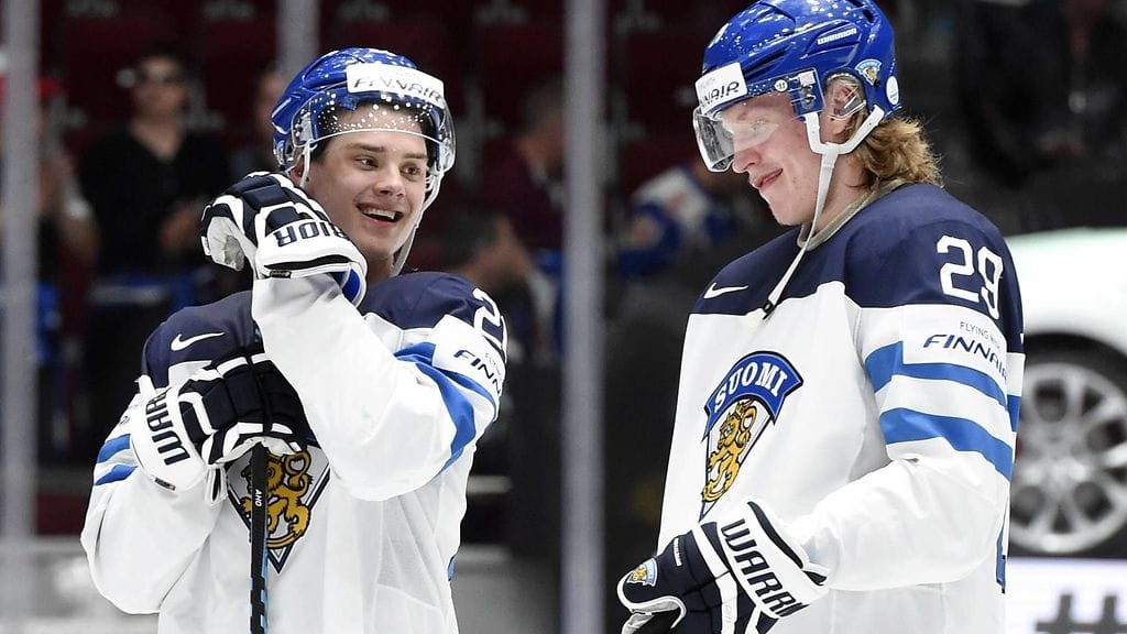 Sebastian Aho ja Patrik Laine ovat Suomi-kiekon kirkkaimpia helmiä.