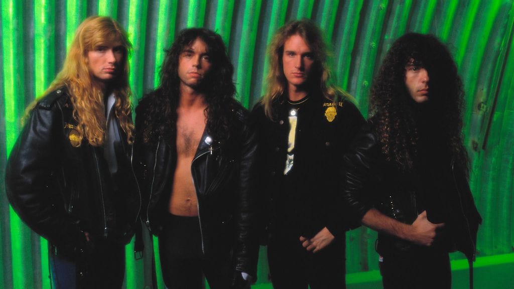 Dave Mustaine, Nick Menza, David Ellefson ja Marty Friedman.