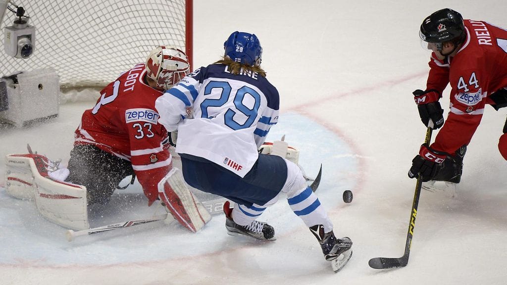 Patrik Laine ja muu leijonajoukkue joutui pettymään MM-finaalissa.