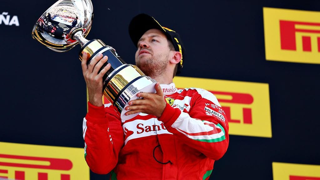 Sebastian Vettel oli kolmas Espanjan GP:ssä reilu viikko sitten.