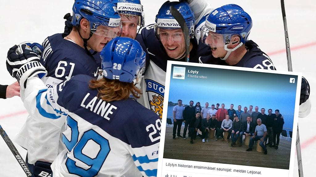 Leijonat pääsi nauttimaan Löylyn saunasta ensimmäisinä.