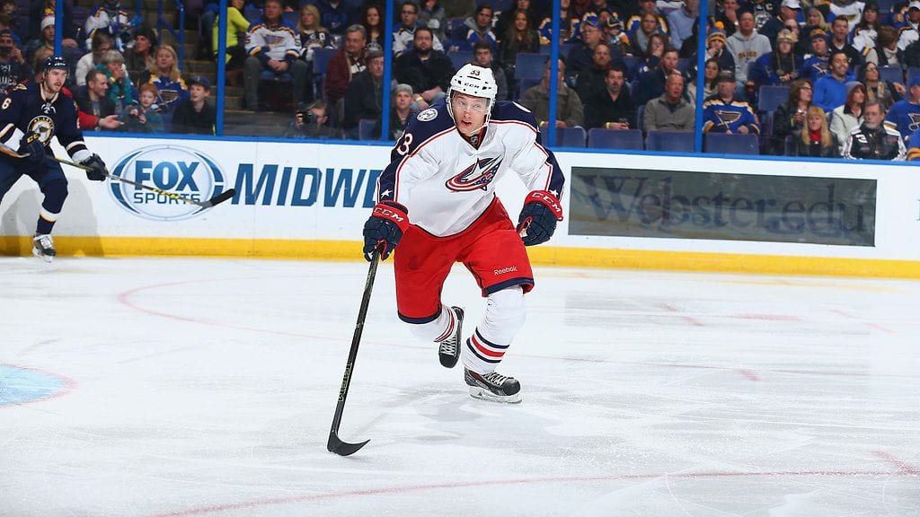 Markus Hännikäinen pelasi muutaman ottelun myös NHL:ssä Columbus Blue Jacketsissa.