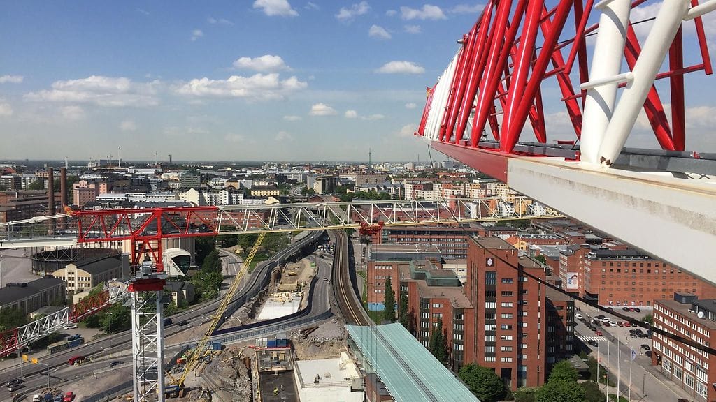 REDI rakennustyömaa torninosturi 2