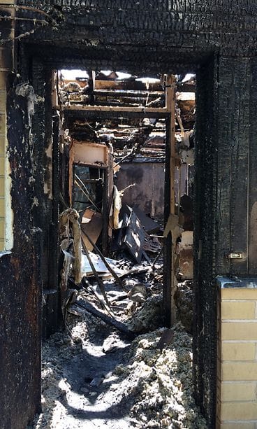 yleiskuva palopaikalla