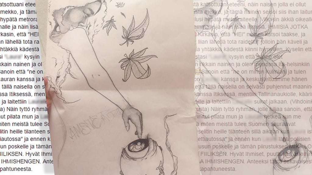 Tätä kuvaa “Elina” kantoi mukanaan. Hän halusi antaa sen pelastajalleen, Maryam Ismailille.