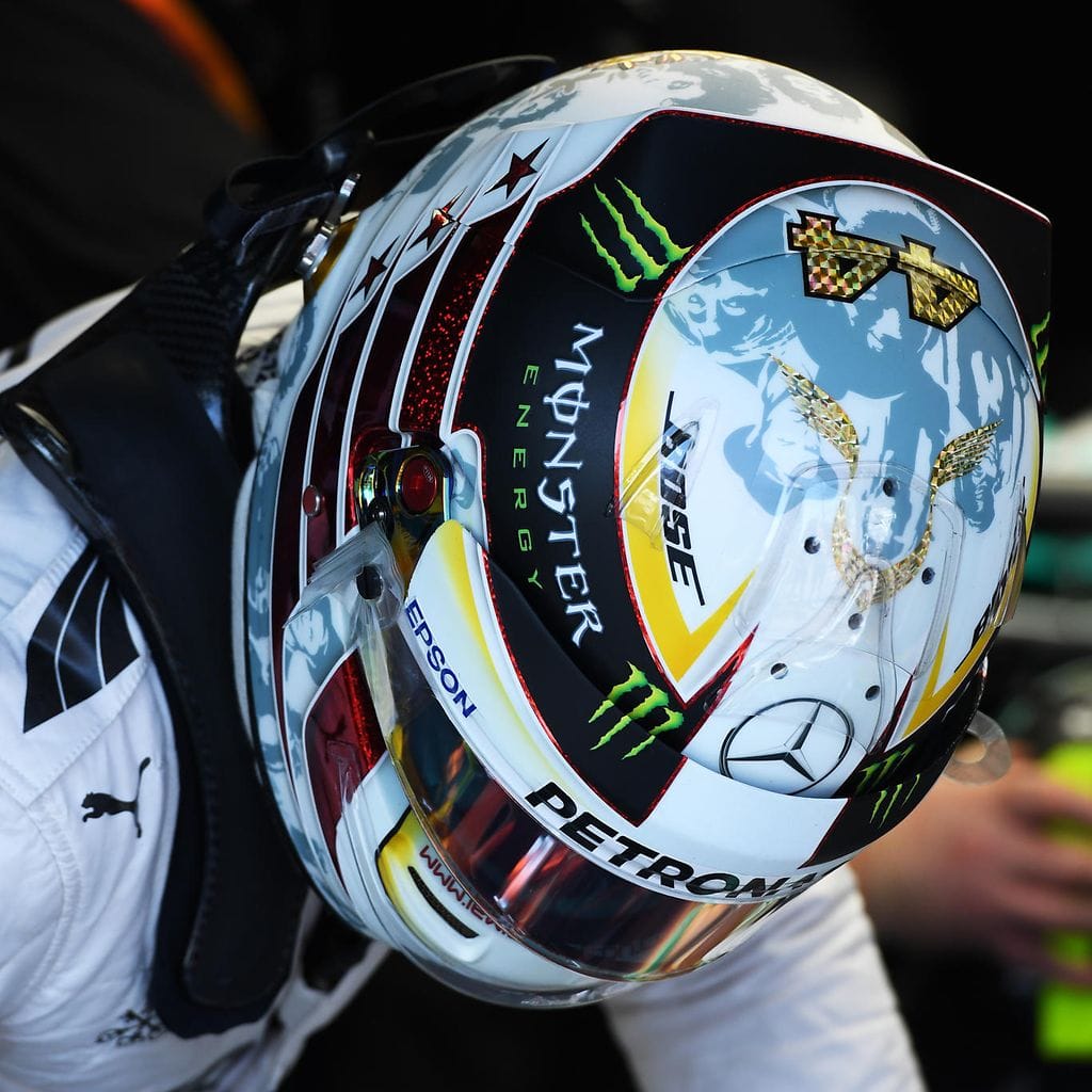 Lewis Hamilton, Monaco, 2016, kypärä