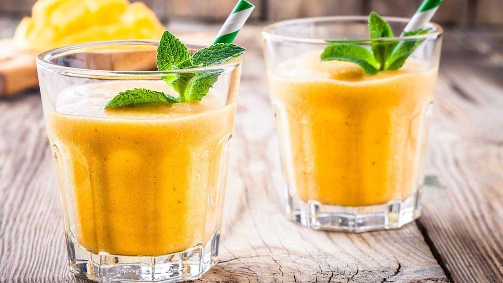 Kesäkurpitsa sopii hyvin erilaisiin smoothiejuomiin.