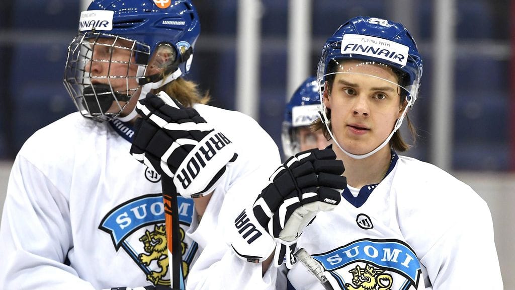 Patrik Laine ja Sebastian Aho.